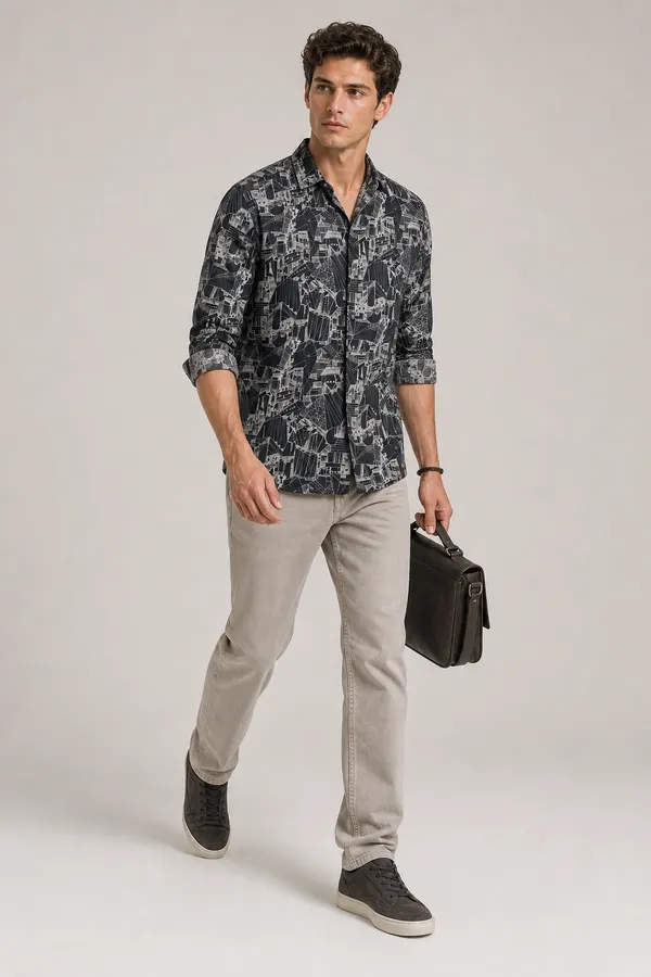Contemporary_Print_Mens_casual_Shirt