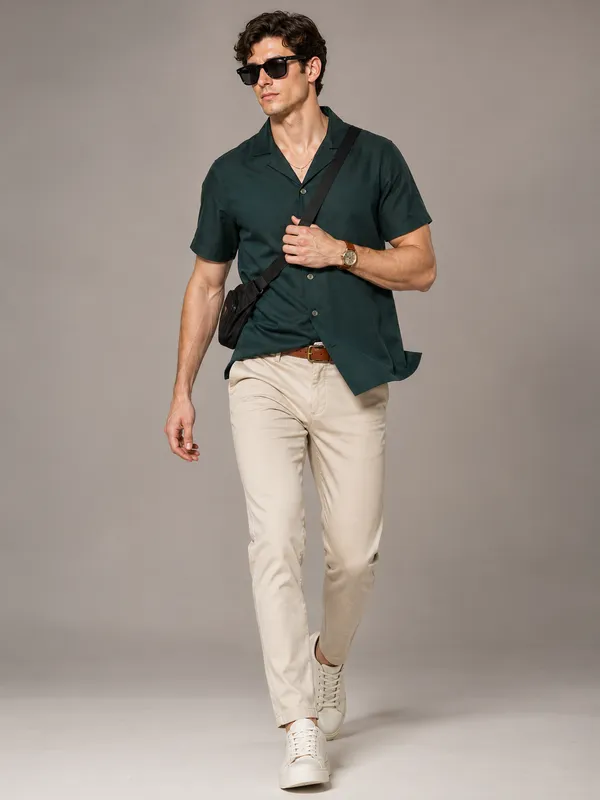 Bottle_Green_Casual_Mens_Shirt