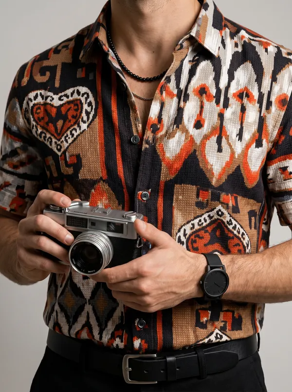 Black_Textured_Party_Wear_Mens_Shirt