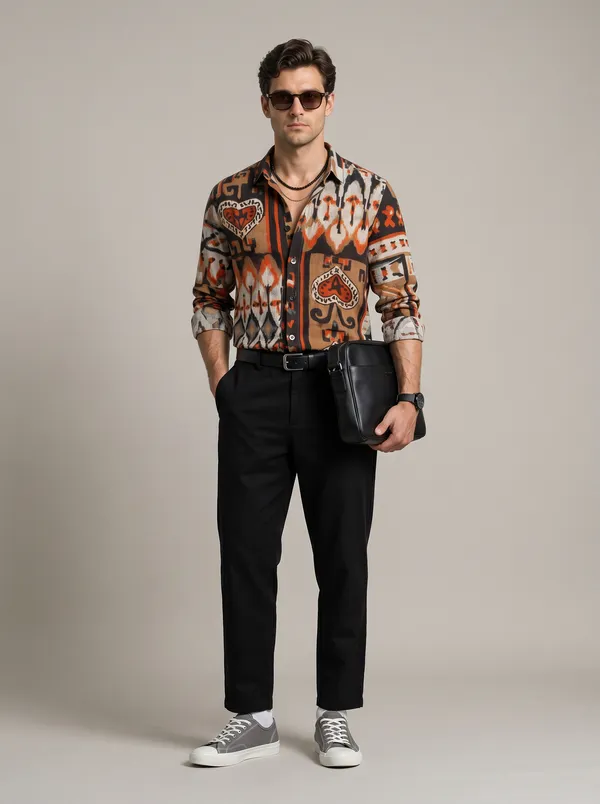 Black_Textured_Party_Wear_Mens_Shirt