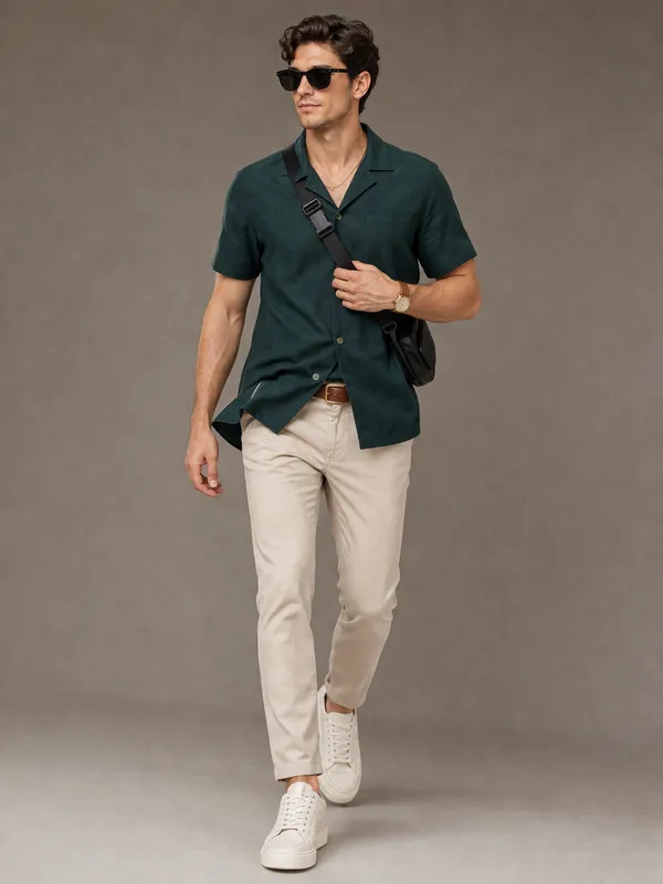 Bottle_Green_Casual_Mens_Shirt