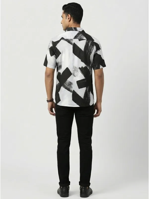 White_Viscose_Cotton_Regular_Fit_Abstract_Print_Casual_Shirt_For_Men