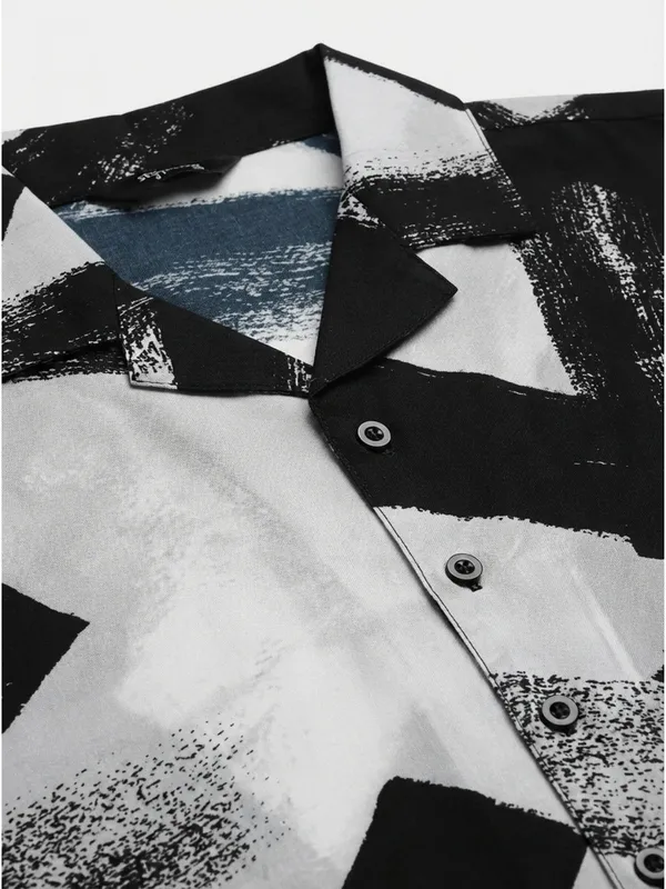 White_Viscose_Cotton_Regular_Fit_Abstract_Print_Casual_Shirt_For_Men