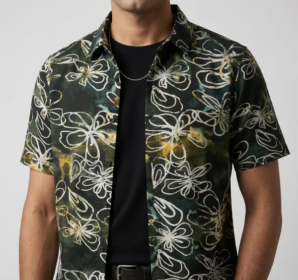 Green_Viscose_Cotton_Regular_Fit_Floral_Print_Casual_Shirt_For_Men