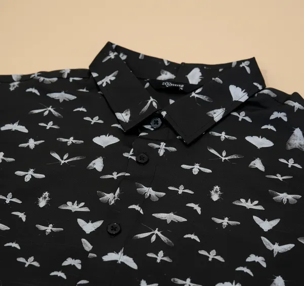 Black_Viscose_Cotton_Regular_Fit_Insect_Print_Casual_Shirt_For_Men