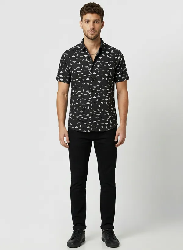 Black_Viscose_Cotton_Regular_Fit_Insect_Print_Casual_Shirt_For_Men