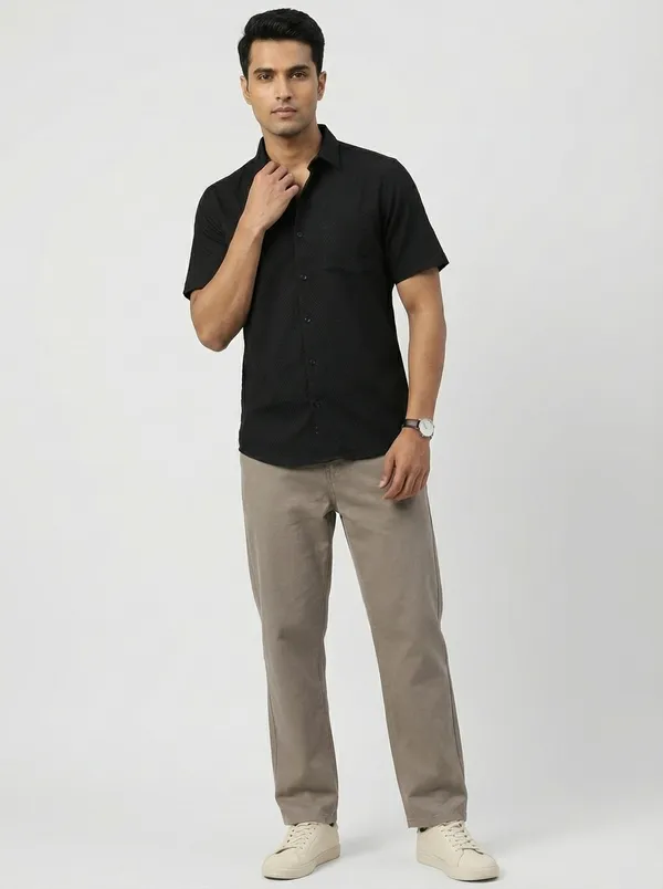 Black_Viscose-Cotton_Regular_Fit_Textured_Shirt_For_Men