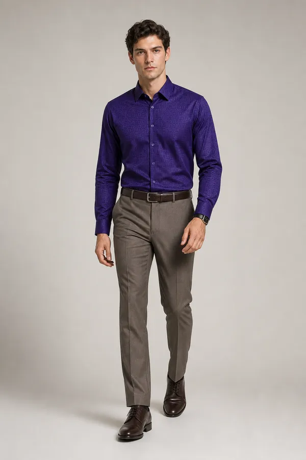 Purple_Viscose_Blend_Regular_Fit_Micro_Textured_Party_Shirt_For_Men