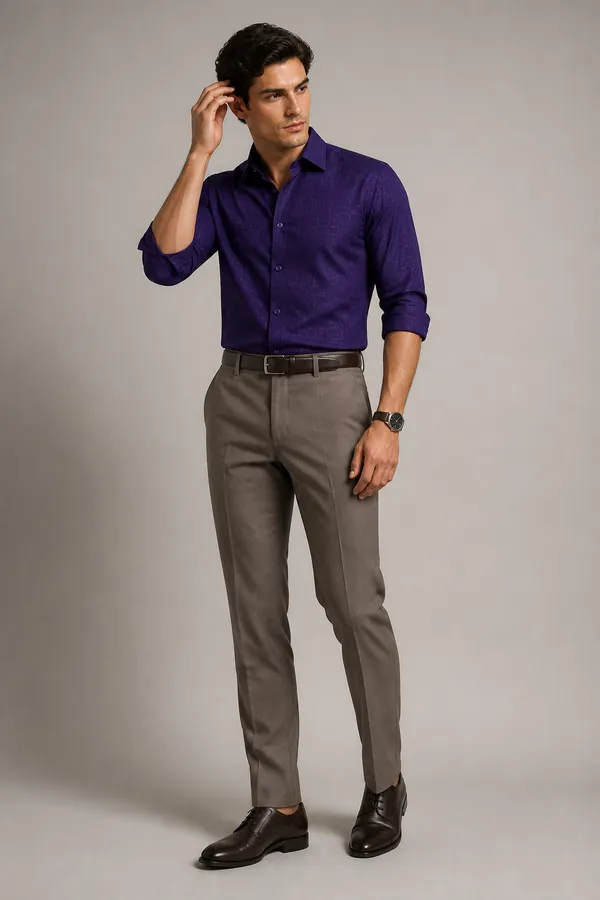 Purple_Viscose_Blend_Regular_Fit_Micro_Textured_Party_Shirt_For_Men