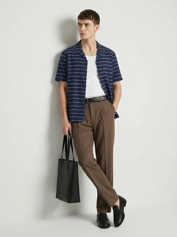 Indigo_Viscose_Blend_Relaxed_Fit_Stripe_Casual_Shirt_For_Men