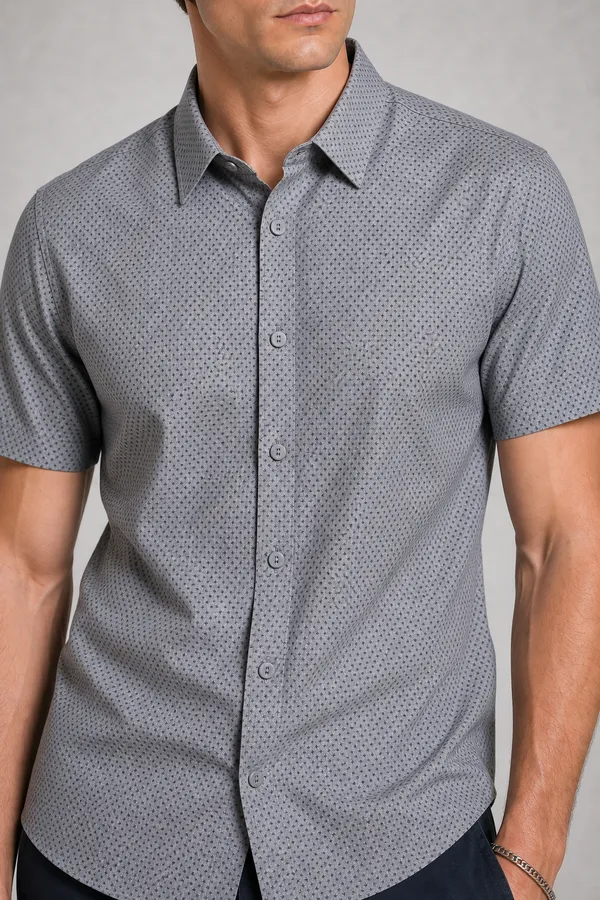 Grey_Viscose_Blend_Regular_Fit_Textured_Casual_Shirt_For_Men