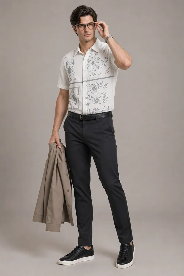 White_Cotton_Regular_Fit_Embroidered_Casual_Shirt_For_Men