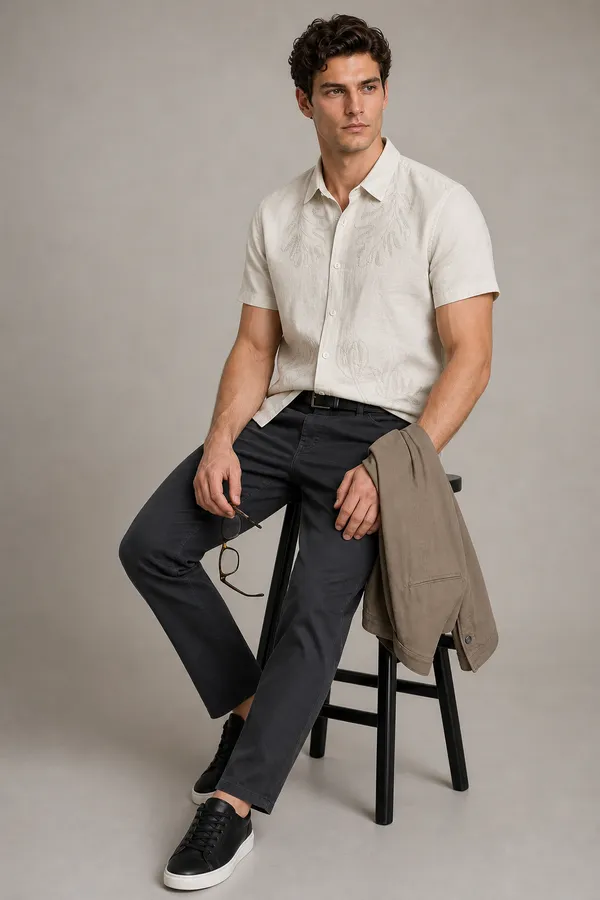 Beige_Viscose_Cotton_Regular_Fit_Embroidered_Casual_Shirt_For_Men