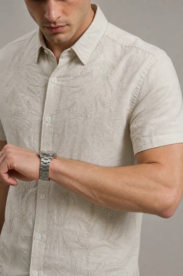 Beige_Viscose_Cotton_Regular_Fit_Embroidered_Casual_Shirt_For_Men