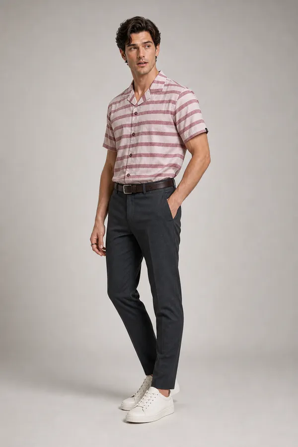 Pink_Viscose_Blend_Relaxed_Fit_Stripe_Casual_Shirt_For_Men