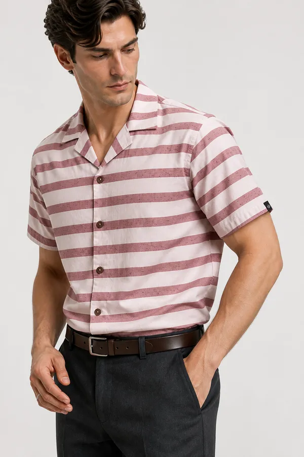 Pink_Viscose_Blend_Relaxed_Fit_Stripe_Casual_Shirt_For_Men