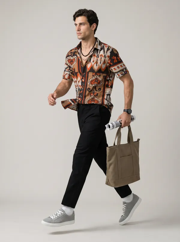Black_Textured_Party_Wear_Mens_Shirt