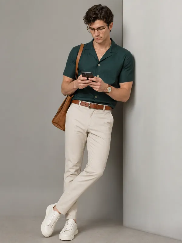Bottle_Green_Casual_Mens_Shirt