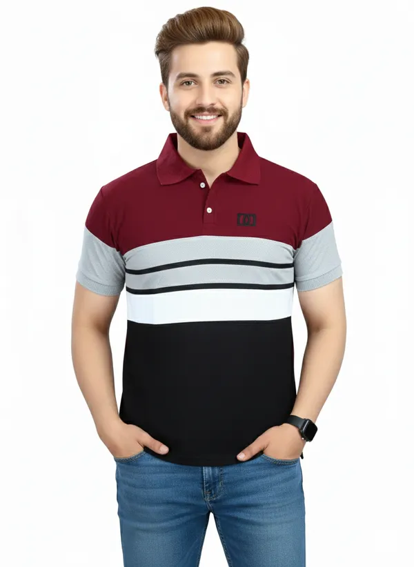 Regular_Fit_Collar_Neck_Half_Sleeve_Breathable_And_Comfortable|_Soft|_Casual_Wear|Polo_T-Shirt_For_Men'S