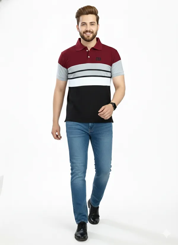 Regular_Fit_Collar_Neck_Half_Sleeve_Breathable_And_Comfortable|_Soft|_Casual_Wear|Polo_T-Shirt_For_Men'S