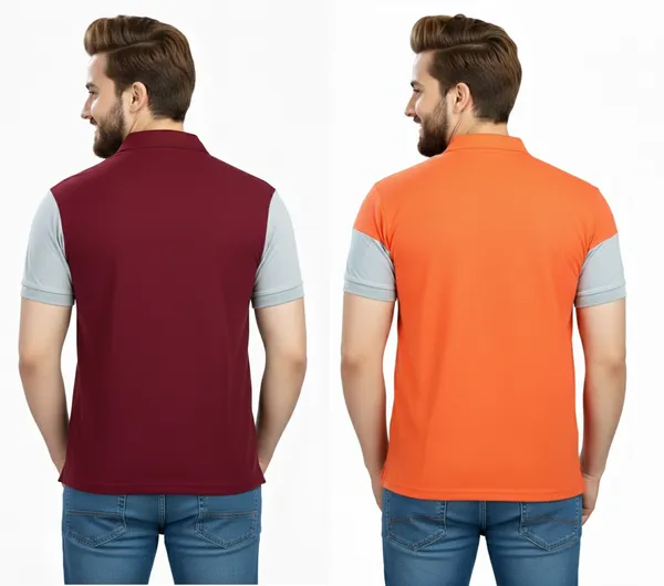 Regular_Fit_Collar_Neck_Half_Sleeve_Breathable_And_Comfortable|_Soft|_Casual_Wear|Polo_T-Shirt_For_Men'S_(_Pack_Of_2_)