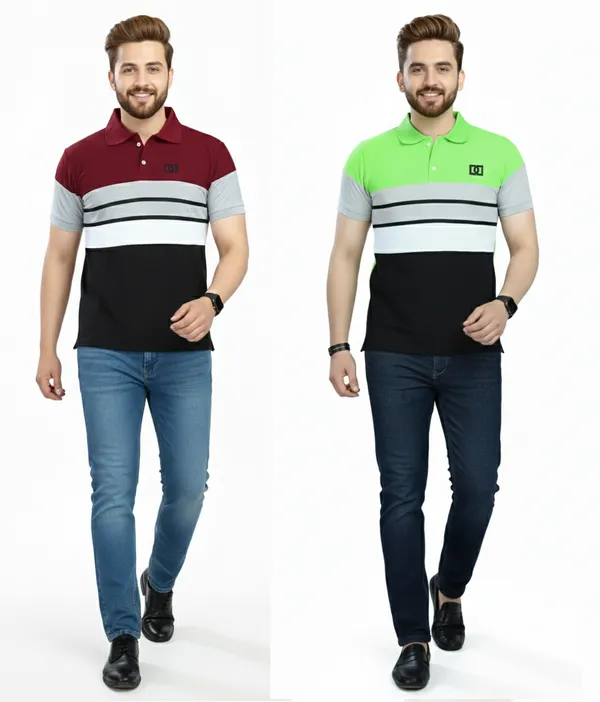 Regular_Fit_Collar_Neck_Half_Sleeve_Breathable_And_Comfortable|_Soft|_Casual_Wear|Polo_T-Shirt_For_Men'S_(_Pack_Of_2_)
