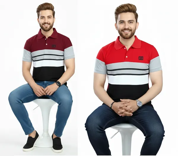 Regular_Fit_Collar_Neck_Half_Sleeve_Breathable_And_Comfortable|_Soft|_Casual_Wear|Polo_T-Shirt_For_Men'S_(_Pack_Of_2_)