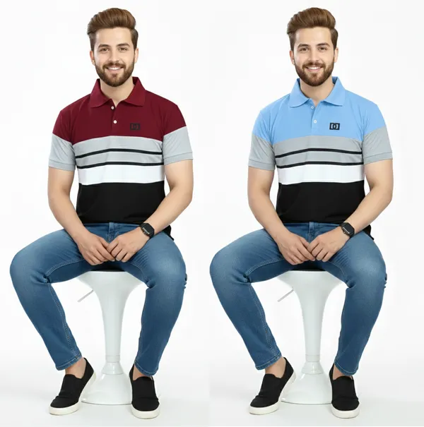 Regular_Fit_Collar_Neck_Half_Sleeve_Breathable_And_Comfortable|_Soft|_Casual_Wear|Polo_T-Shirt_For_Men'S_(_Pack_Of_2_)