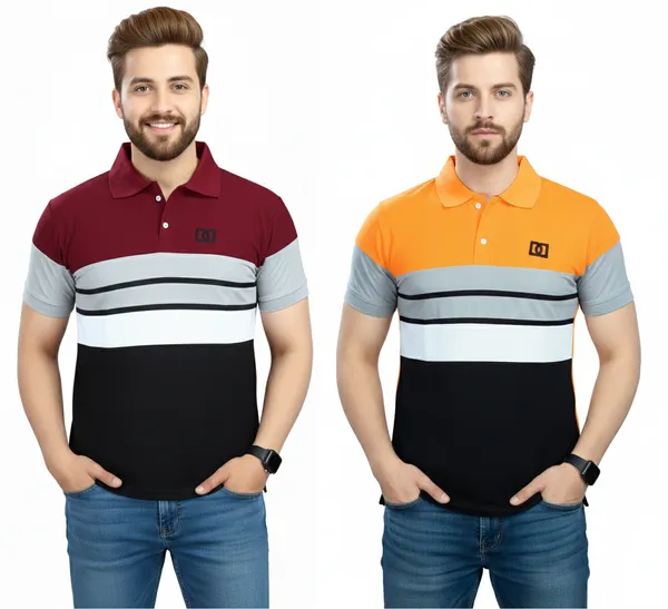 Regular_Fit_Collar_Neck_Half_Sleeve_Breathable_And_Comfortable|_Soft|_Casual_Wear|Polo_T-Shirt_For_Men'S_(_Pack_Of_2_)
