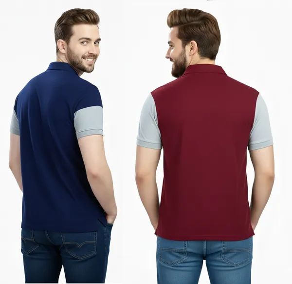 Regular_Fit_Collar_Neck_Half_Sleeve_Breathable_And_Comfortable|_Soft|_Casual_Wear|Polo_T-Shirt_For_Men'S_(_Pack_Of_2_)