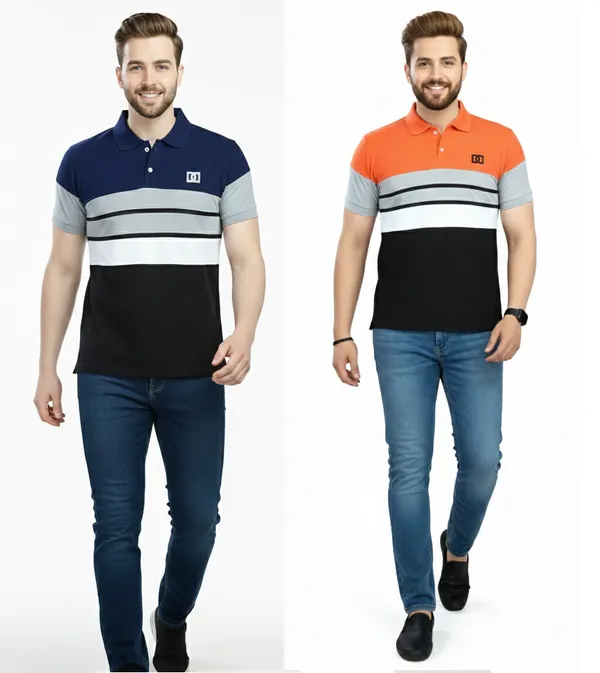Regular_Fit_Collar_Neck_Half_Sleeve_Breathable_And_Comfortable|_Soft|_Casual_Wear|Polo_T-Shirt_For_Men'S_(_Pack_Of_2_)