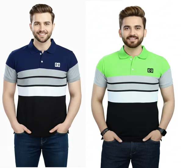 Regular_Fit_Collar_Neck_Half_Sleeve_Breathable_And_Comfortable|_Soft|_Casual_Wear|Polo_T-Shirt_For_Men'S_(_Pack_Of_2_)