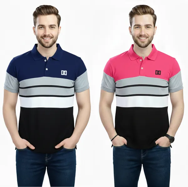 Regular_Fit_Collar_Neck_Half_Sleeve_Breathable_And_Comfortable|_Soft|_Casual_Wear|Polo_T-Shirt_For_Men'S_(_Pack_Of_2_)