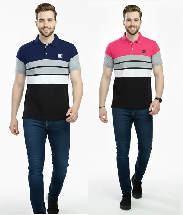 Regular_Fit_Collar_Neck_Half_Sleeve_Breathable_And_Comfortable|_Soft|_Casual_Wear|Polo_T-Shirt_For_Men'S_(_Pack_Of_2_)