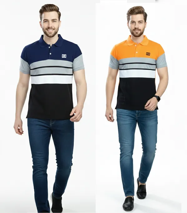 Regular_Fit_Collar_Neck_Half_Sleeve_Breathable_And_Comfortable|_Soft|_Casual_Wear|Polo_T-Shirt_For_Men'S_(_Pack_Of_2_)