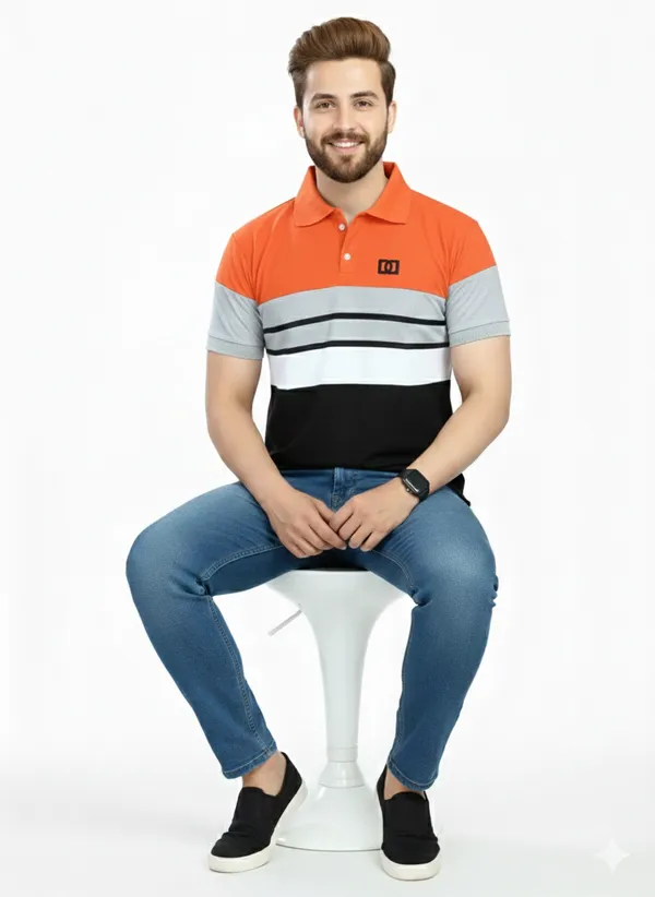 Regular_Fit_Collar_Neck_Half_Sleeve_Breathable_And_Comfortable|_Soft|_Casual_Wear|Polo_T-Shirt_For_Men'S