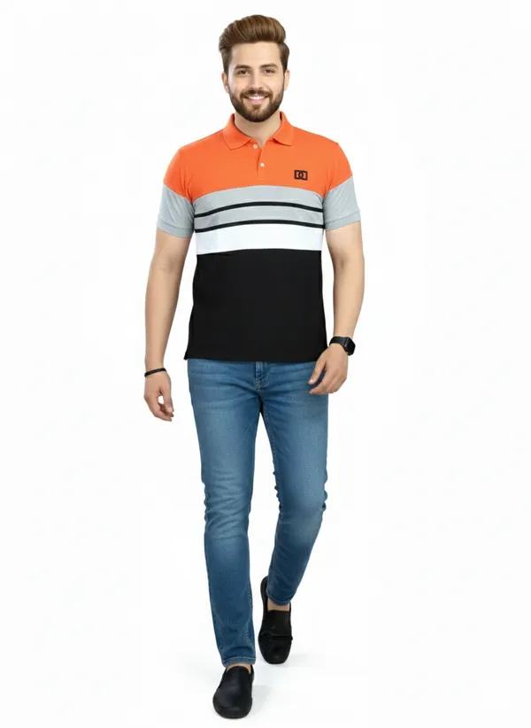 Regular_Fit_Collar_Neck_Half_Sleeve_Breathable_And_Comfortable|_Soft|_Casual_Wear|Polo_T-Shirt_For_Men'S