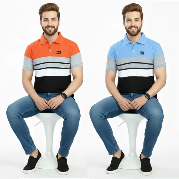 Regular_Fit_Collar_Neck_Half_Sleeve_Breathable_And_Comfortable|_Soft|_Casual_Wear|Polo_T-Shirt_For_Men'S_(_Pack_Of_2_)