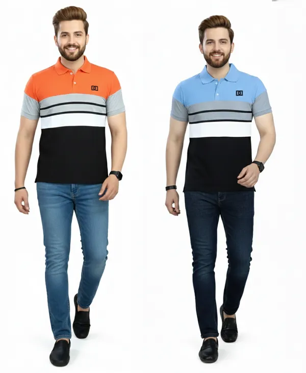 Regular_Fit_Collar_Neck_Half_Sleeve_Breathable_And_Comfortable|_Soft|_Casual_Wear|Polo_T-Shirt_For_Men'S_(_Pack_Of_2_)