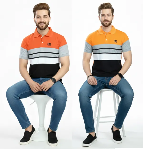 Regular_Fit_Collar_Neck_Half_Sleeve_Breathable_And_Comfortable|_Soft|_Casual_Wear|Polo_T-Shirt_For_Men'S_(_Pack_Of_2_)