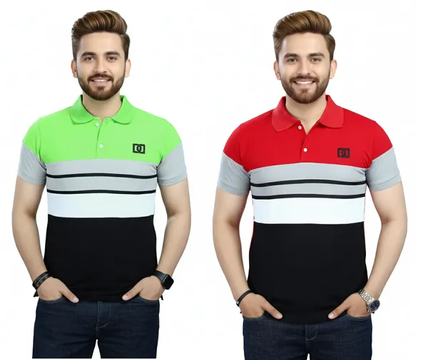 Regular_Fit_Collar_Neck_Half_Sleeve_Breathable_And_Comfortable|_Soft|_Casual_Wear|Polo_T-Shirt_For_Men'S_(_Pack_Of_2_)