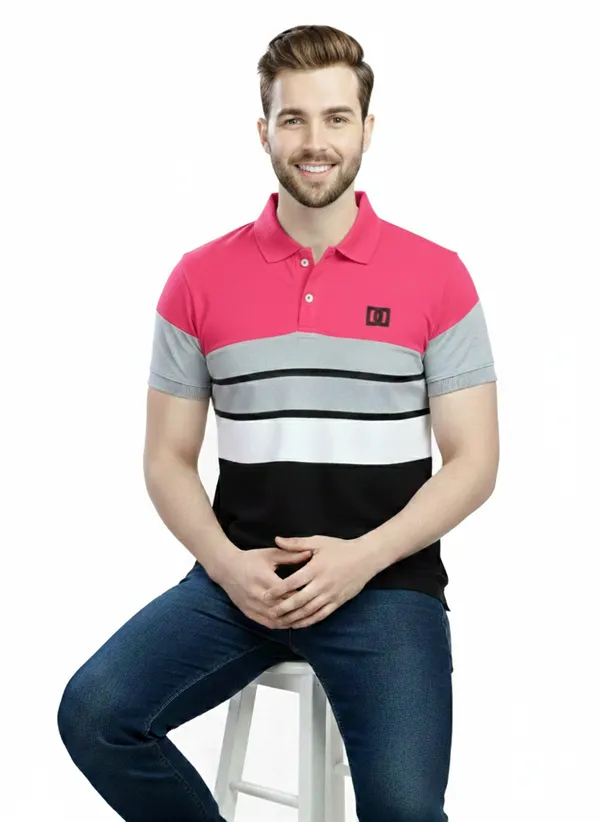 Regular_Fit_Collar_Neck_Half_Sleeve_Breathable_And_Comfortable|_Soft|_Casual_Wear|Polo_T-Shirt_For_Men'S