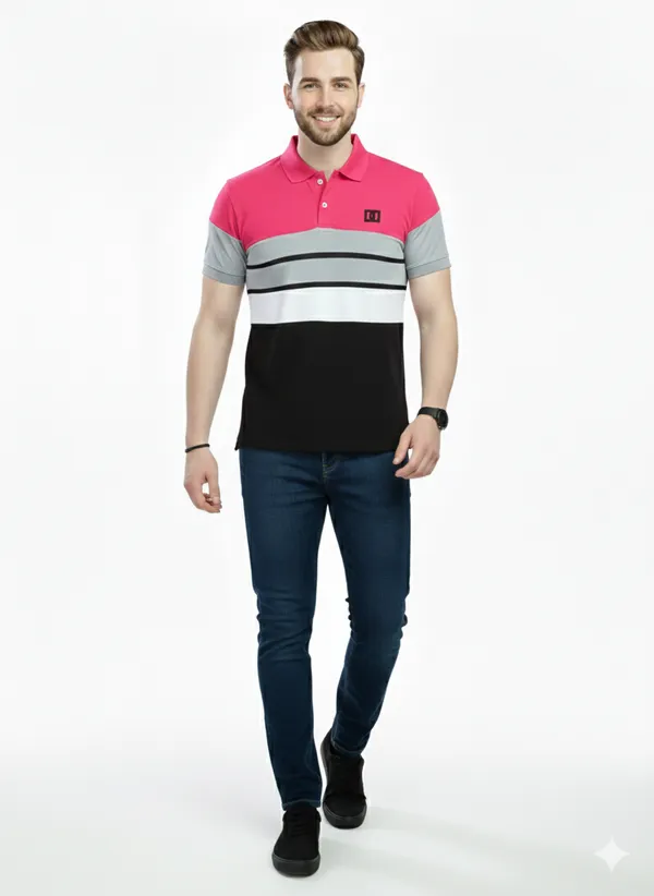 Regular_Fit_Collar_Neck_Half_Sleeve_Breathable_And_Comfortable|_Soft|_Casual_Wear|Polo_T-Shirt_For_Men'S
