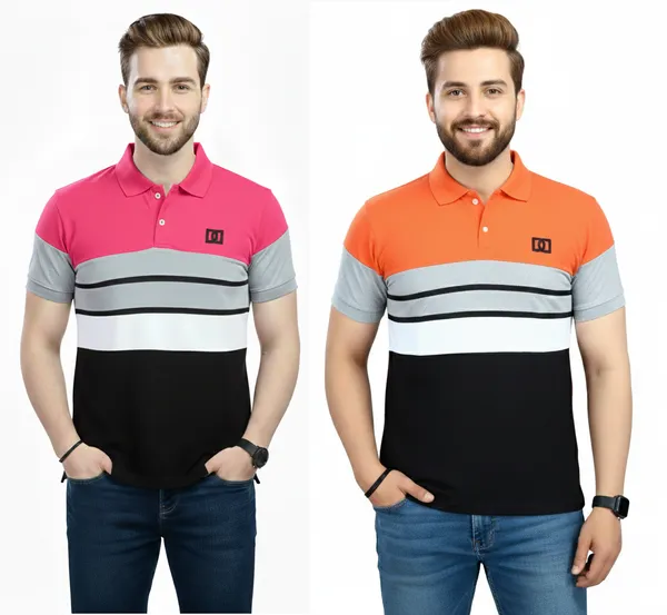 Regular_Fit_Collar_Neck_Half_Sleeve_Breathable_And_Comfortable|_Soft|_Casual_Wear|Polo_T-Shirt_For_Men'S_(_Pack_Of_2_)