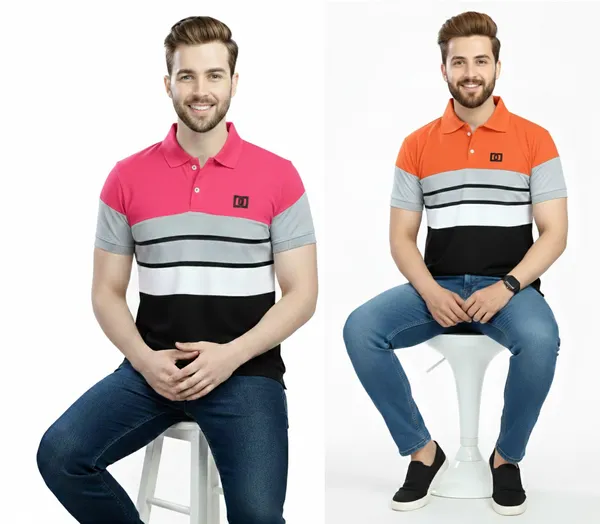 Regular_Fit_Collar_Neck_Half_Sleeve_Breathable_And_Comfortable|_Soft|_Casual_Wear|Polo_T-Shirt_For_Men'S_(_Pack_Of_2_)