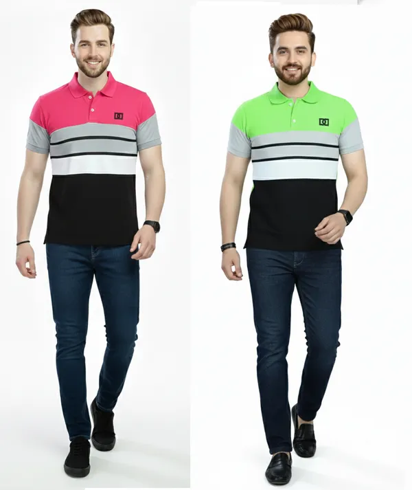 Regular_Fit_Collar_Neck_Half_Sleeve_Breathable_And_Comfortable|_Soft|_Casual_Wear|Polo_T-Shirt_For_Men'S_(_Pack_Of_2_)
