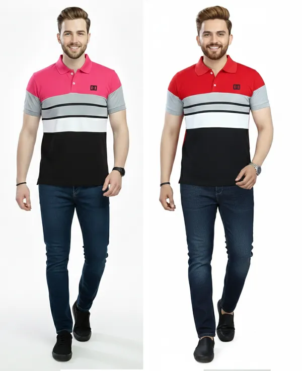 Regular_Fit_Collar_Neck_Half_Sleeve_Breathable_And_Comfortable|_Soft|_Casual_Wear|Polo_T-Shirt_For_Men'S_(_Pack_Of_2_)