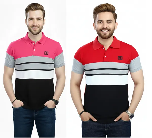 Regular_Fit_Collar_Neck_Half_Sleeve_Breathable_And_Comfortable|_Soft|_Casual_Wear|Polo_T-Shirt_For_Men'S_(_Pack_Of_2_)