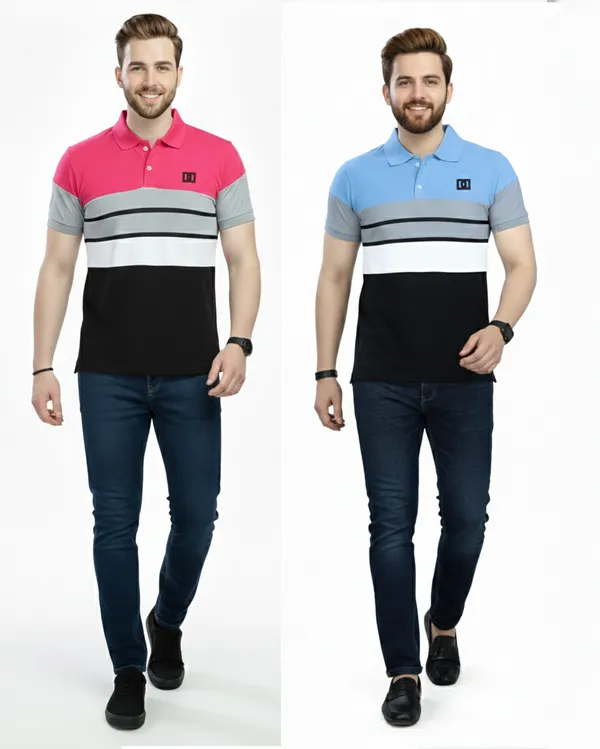 Regular_Fit_Collar_Neck_Half_Sleeve_Breathable_And_Comfortable|_Soft|_Casual_Wear|Polo_T-Shirt_For_Men'S_(_Pack_Of_2_)