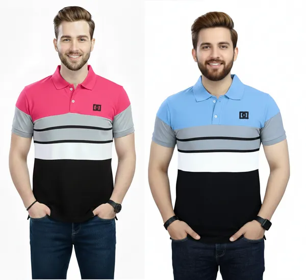 Regular_Fit_Collar_Neck_Half_Sleeve_Breathable_And_Comfortable|_Soft|_Casual_Wear|Polo_T-Shirt_For_Men'S_(_Pack_Of_2_)